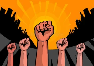 Latest Post hands fists people different nationalities races raised air protest strike fighting their rights men women 287131793